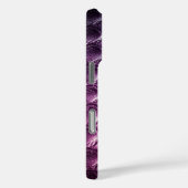 Coques Case-Mate iPhone Taupe moderne Croc Cuir Texture (Verso / Droite)