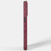 Coques Case-Mate iPhone Taupe moderne Croc Cuir Texture (Verso / Droite)