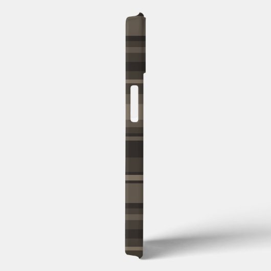 Coques Case-Mate iPhone Taupe rayures Coque-coque iphone Mate (Verso / Droite)