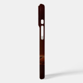 Coques Case-Mate iPhone Taureau Brown Monogramme Russe Pays de l'Ouest (Verso / Gauche)