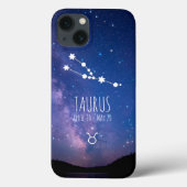 Coques Case-Mate iPhone Taurus | Constellation Zodiaque personnalisée (Verso)