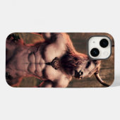 Coques Case-Mate iPhone Taurus puissant dans la forêt (Verso (horizontal))