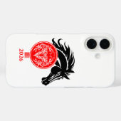Coques Case-Mate iPhone Taurus x Année du Cheval 2026 (Verso (horizontal))