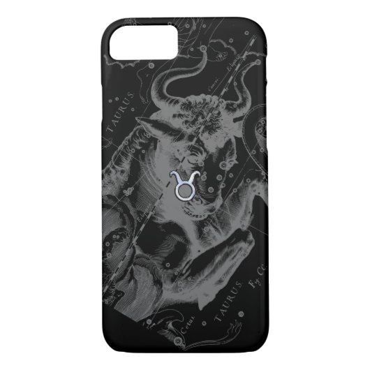 Coques Case-Mate iPhone Taurus Zodiac Connexion Hevelius Black (Dos)