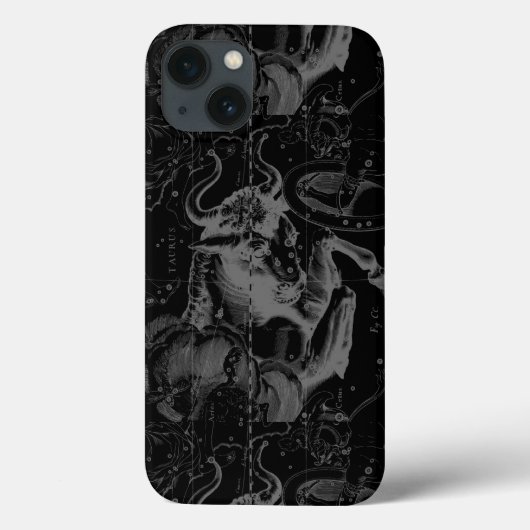 Coques Case-Mate iPhone Taurus Zodiac Constellation Hevelius circa 1690 (Verso)