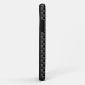Coques Case-Mate iPhone Taurus Zodiac Sign on Charcoal Carbon Fiber Print (Dos/Droite)