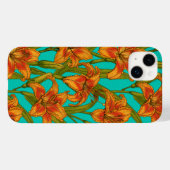 Coques Case-Mate iPhone Tawny fleurs quotidiennes (Verso (horizontal))