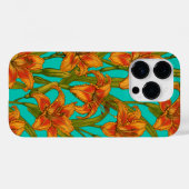 Coques Case-Mate iPhone Tawny fleurs quotidiennes (Verso (horizontal))