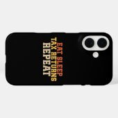 Coques Case-Mate iPhone Taxe de la saison fiscale amusante (Verso (horizontal))