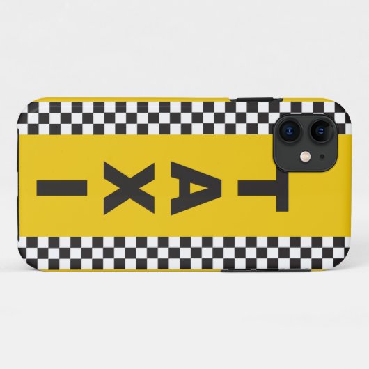 Coques Case-Mate iPhone Taxi ! (Dos (Horizontal))