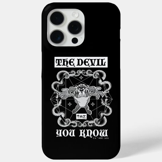 Coques Case-Mate iPhone TAZ™ Le Diable que vous connaissez (Verso)