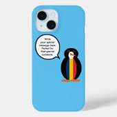 Coques Case-Mate iPhone Tchadien Parlant Mme Penguin Personnalisée (Verso)