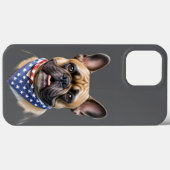 Coques Case-Mate iPhone Tchotchke de Labour Day de bouledogue français (Verso (horizontal))