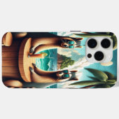 Coques Case-Mate iPhone Tea Party Raccoon (Verso (horizontal))