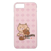 Coques Case-Mate iPhone tea time chat et lapin (Dos)