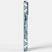 Coques Case-Mate iPhone Teal and Tan Modern Mandala Design (Verso / Droite)