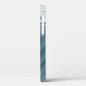 Coques Case-Mate iPhone Teal and white digital wallpaper (Verso / Gauche)