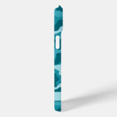 Coques Case-Mate iPhone Teal Camouflage Personalized (Verso / Droite)