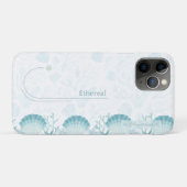 Coques Case-Mate iPhone Teal Oceanic Pearls Personalised  (Dos (Horizontal))