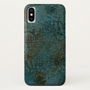 Case-Mate iPhone Case Teals estampillés verts et design celtique noir
