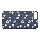 Coques Case-Mate iPhone Teapots et fleurs (Dos (Horizontal))