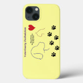 Coques Case-Mate iPhone Technicien(ne) vétérinaire - Empreintes de pattes (Verso)
