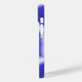 COQUES Case-Mate iPhone TECHNO BLUE STAR SAPPHIRE GEMSTONE (Verso / Gauche)