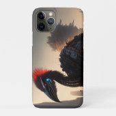 Coques Case-Mate iPhone "Techno-Feathers : Le robot futuriste Emu" (Dos)