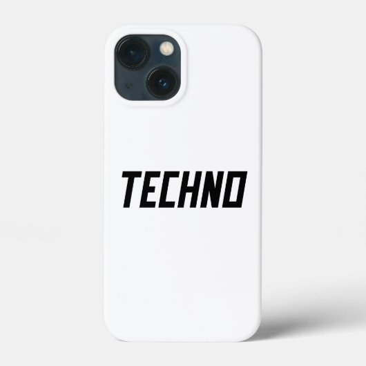 Coques Case-Mate iPhone TECHNO Music (Verso)