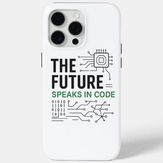 Coques Case-Mate iPhone Technologies de l'avenir codées : empreinte algori (Verso)