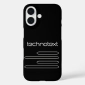 Coques Case-Mate iPhone Technotext Techno Text Logo (Verso)