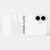 Coques Case-Mate iPhone Technotext Techno Text Logo (Verso (horizontal))