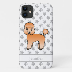 Case-Mate iPhone Case Teckel Caniche Jouet Abricot Chien de Dessin Animé