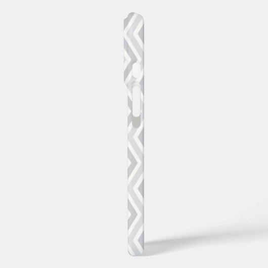 Coques Case-Mate iPhone Teckel + Chevron gris (Verso / Gauche)
