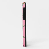Coques Case-Mate iPhone Teckels dans l'amour rose (Dos/Gauche)