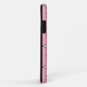 Coques Case-Mate iPhone Teckels dans l'amour rose (Dos/Droite)