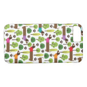 Coques Case-Mate iPhone Teckels sur une promenade en parc (Dos (Horizontal))