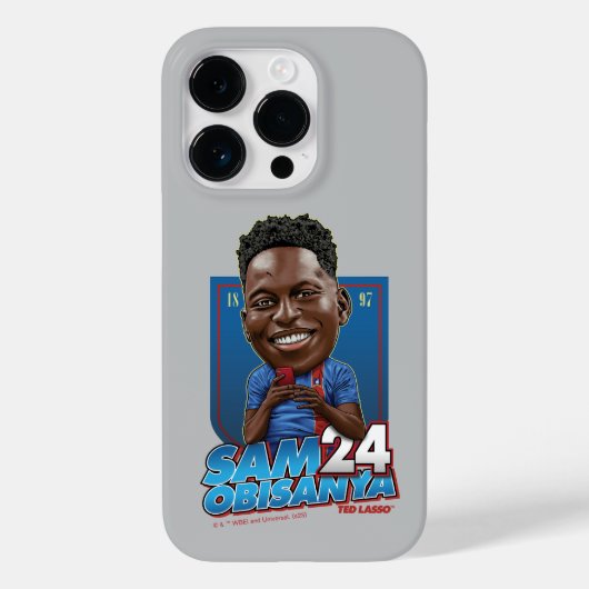 Coques Case-Mate iPhone Ted Lasso | Sam Obisanya Bobblehead (Verso)