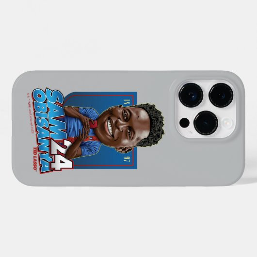 Coques Case-Mate iPhone Ted Lasso | Sam Obisanya Bobblehead (Verso (horizontal))