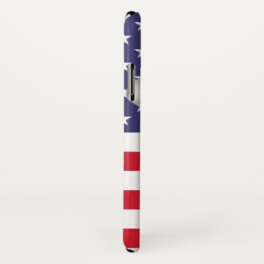 Coques Case-Mate iPhone Teddy Bear et Big USA Flag Heart (Dos/Droite)