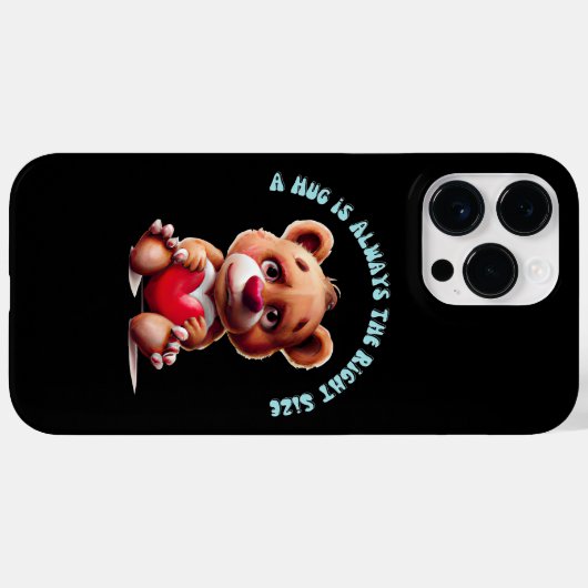Coques Case-Mate iPhone Teddy Bear Hugs (Verso (horizontal))