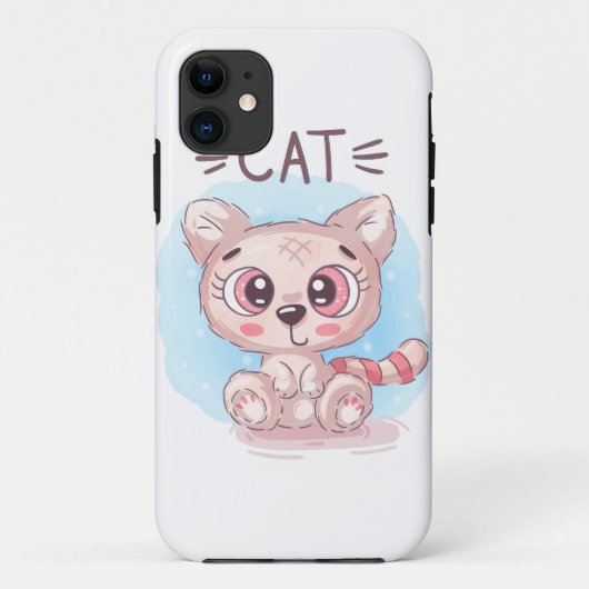 Coques Case-Mate iPhone Teddy Cute Cat (Dos)