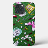 Coques Case-Mate iPhone Tee Time Girly Golf (Verso)