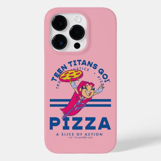 Coques Case-Mate iPhone Teen Titans Go ! Starfire "Truth Justice Pizza" (Verso)