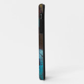 Coques Case-Mate iPhone Teinte Antique Oeil de Plume de Paon (Dos/Gauche)