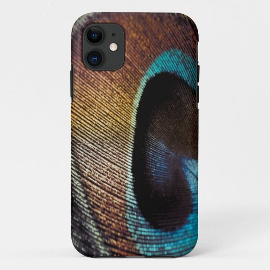 Coques Case-Mate iPhone Teinte Antique Oeil de Plume de Paon (Dos)