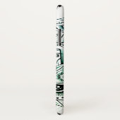 Coques Case-Mate iPhone Teinte verte dessin tribal (Dos/Droite)