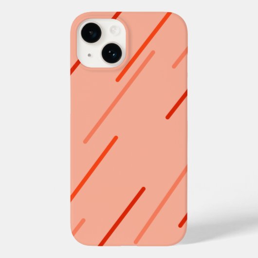 Coques Case-Mate iPhone teintes orange et rouge (Verso)