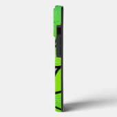 Coques Case-Mate iPhone Teintes vertes vives motif créatif de feuilles (Verso / Gauche)