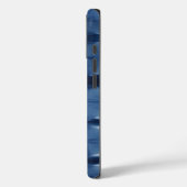 Coques Case-Mate iPhone Teinture à cravate bleu Shibori (Verso / Gauche)